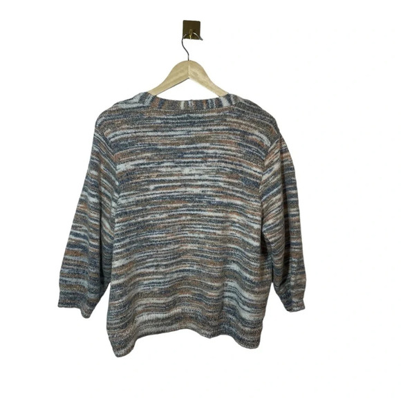 Lane Bryant Women’s ¾ Sleeve Cropped V-Neck Spacedye Cardigan Size 22/24 - Picture 15 of 15